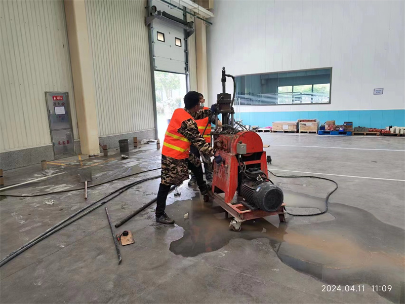 扬州厂房地面下沉塌陷注浆加固施工